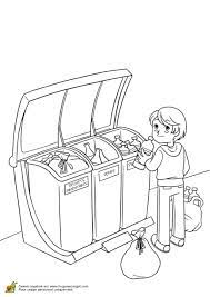 coloriage ecologie tri dechets atividade sobre meio ambiente ideias para a sala de aula atividades criancas escargot gerry