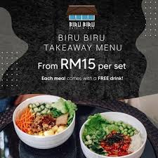 In a bowl (biru biru cafe). 7 Oct 2020 Onward Biru Biru Cafe Bar Takeaway Delivery Promo Everydayonsales Com