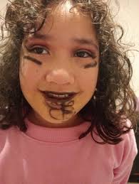 autistic girl with moko kauae design