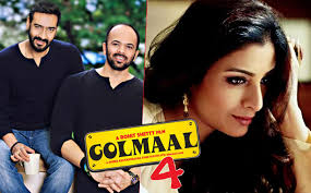 Tabu To Star In Ajay Devgn Parineeti Chopra S Golmaal 4 Big b's aankhen 2 to have a solo release? ajay devgn parineeti chopra s golmaal 4