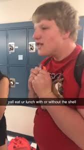 New viral competition have teens biting through wrappers, packages and peels