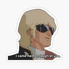 I Came Here To Laugh At You Sticker By Zoeyroni Redbubble