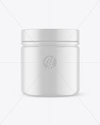 Download Matte Protein Jar Mockup In Jar Mockups On Yellow Images Object Mockups PSD Mockup Templates