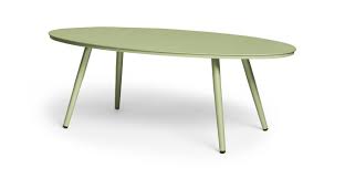 Fern Green Halden Metal Oval Coffee Table Article In 2020 Coffee Table Green Coffee Tables Oval Coffee Tables
