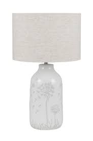 Sold and shipped by lamps plus. Buy Flora White Floral Ceramic Table Lamp By Pacific From The Next Uk Online Shop