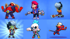 We gathered all character's currently or soon to be available skin. New Skins Win Lose Animations Zombibi Underworld Bo Challenger Colt Brawl O Ween Rosa Youtube