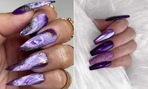 Very cute manicure game with so many colors and patterns of nail polish and extras as a file of nails.nail designs art for the 2013 season. 21 Pretty Purple Nail Designs And Ideas Stayglam