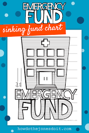 Emergency Fund Chart How Do The Jones Do It