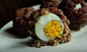 Homemade scotch eggs scotch eggs recipe egg recipes appetizer recipes deep fryer recipes eggs low carb frozen breakfast delicious desserts yummy food. 3 Ingredient Keto Scotch Eggs No Pork