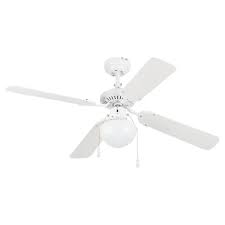 No other company can match sea gull lighting's record for producing decorative and functional lighting and ceiling fan products that influence the marketplace. Sea Gull Lighting Hatteras Fans 42 In White Multi Position Ceiling Fan With Light Kit 4 Blade In The Ceiling Fans Department At Lowes Com