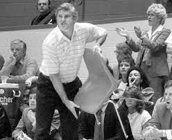 There was outrage over the possibility the tossed objects could have. All The Rage Bobby Knight S Infamous Chair Game 30 Years Later Longform Si Com