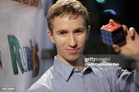 Dan Knights Rubik's Cube World Champion during Hasbro's Rubiks Cube... News  Photo