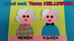 Kreasi membuat frame foto keluarga. Gunting Tempel Tema Keluarga Bentuk Kakek Nenek Kreasi Anak Paud Dari Origami Youtube