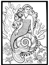 See more ideas about mermaid coloring, mermaid coloring pages, mermaid. Mermaid Coloring Pages For Adults Best Coloring Pages For Kids
