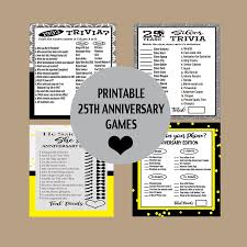 This is because kids' history questions usually focus on easy topics that most people learn at school. 25th Anniversary Party Games 25th Anniversary Trivia Silver Anniversary Trivia 1993 Anniver Anniversary Party Games Anniversary Games 25th Anniversary Party