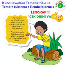 Lengkap Kunci Jawaban Tematik Kelas 6 Tema 7 Subtema 1 Pembelajaran 3 Kunci Jawaban Tematik Lengkap Terbaru Simplenews