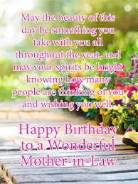 Thinking Of You Happy Birthday Card For Mother In Law Birthday Greeting Cards By Davia Wishes For Mother Birthday Wishes For Mother Birthday Cards For Mother