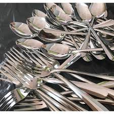 Apabila sendok dan garbu terbuat dari. Sudu Dan Garfu Ala2 Hotel Sudu Tebal Garfu Tebal Sudu Plain Garfu Plain Sudu Kek Dessert