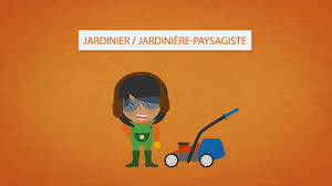 Les Metiers Animes Jardinier Jardiniere Paysagiste