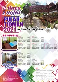 Dumba bay resort, kampung genting, pahang, malaysia. Pakej Percutian 2 Hari 1 Malam Ke Pulau Tioman 2021 Dumba Bay Resort Pulau Tioman