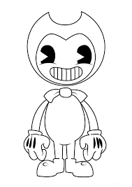 Scary game coloring pages to print out. Bendy Coloring Pages Free Printable Coloring Pages For Kids