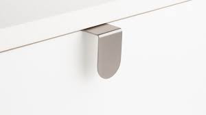 For a modern, contemporary look, a stainless steel bar handle has a clean silhouette. Flush Fitting Lip Pulls Cabinet Handles Kitchen Handles Cupboard Handles