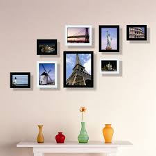This can become a focal point for your office, so make sure whatever you're putting up works well with the rest of your design elements and is a good representation of your company. 8pcs Lot Classic Black And White Frame Combination Photo Wall Frame Wall Frames Portfolio Home Decoration Wedding Decoration White Frame Photo Wall Framehome Decor Aliexpress