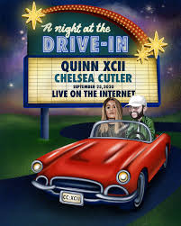 Cutler began uploading covers of artists spanning the tallest man on earth and odesza in 2014, and as a freshman at amherst college, she shared the original song anything for. Quinn Xcii Chelsea Cutler Present A Night At The Drive In Livestream