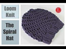 Loom Knit Hat Super Easy Spiral Loom Knitting Patterns Hat Loom Knitting Stitches Loom Knitting Tutorial