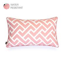 Sore after sitting in your favorite outdoor seat? Pink Rose Quartz Maze Outdoor Lumbar Pillow Cover Lumbar Pillow Cover Pillow Covers Spring Pillows