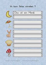 Ich Kann Satze Schreiben 1 Reif Fur Die Ferien Schreiben Arbeitsblatt Erste Klasse