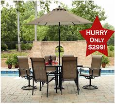 Select same day delivery or drive up for easy contactless purchases. Hot Buy Garden Oasis Harrington 7 Piece Patio Set For Only 299 Outdoor Dining Table Setting Patio Set Patio Furniture Dining Set