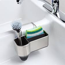 Enjoy free shipping on most stuff, even big keep your kitchen clean with this essential sink caddy, featuring a sleek design and stainless steel. Sink Caddy Simplehuman Sink Caddy The Container Store