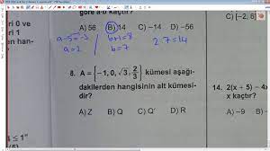 Testi çöz 2019 2020 açık lise i̇nkılap tarih ve atatürkçülük çıkmış sınav soruları ve online testleri. 6 7 Nisan 2019 Aol 998 Matematik 1 Sorulari Ve Aciklamali Cozumleri Acik Ogretim Lisesi 2019 Youtube