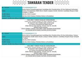 Senarai iklan tender terkini [ sebanyak 123 rekod ditemui. Tawaran Sebut Harga Serta Tender Jabatan Landskap Negara Facebook