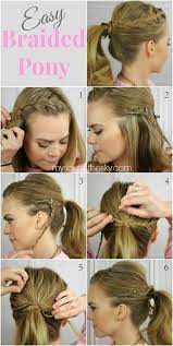 The chain braid is a totally cool twist on the typical french braid. 15 Cute And Easy Ponytail Hairstyles Tutorials Popular Haircuts Ponytail Hairstyles Easy Ponytail Hairstyles Tutorial Hair Styles