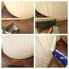 Pvc composite white colonial base moulding. How To Bend Moulding Sawdust Girl