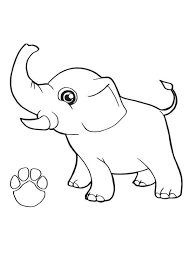Lions, tigers, wolves, elephants, giraffes. Coloring Pages Baby Elephant Coloring Page