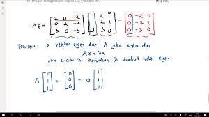 Check spelling or type a new query. Nilai Eigen Soal Ujian Aljabar Linear Elementer Youtube