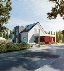 Okal Planungsvorschlag Mit Teilklinker Und Glasanbau Fertighaus Traumhaus Schonerwohnen Eigenheim Musterhaus Architektur Arch Okal Haus Haus Haus Ideen