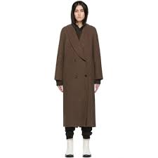 The Row Taupe Fleur Coat Modesens