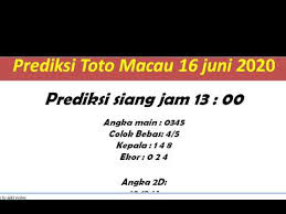 Menjadikan situs kami sangat di percayai sebagai salah satu situs data toto macau dan setiap hari memberikan tayangan live result macau 4d yang. Top Prediksi Jitu Toto Macau 16 Juni 2020 Jam 13 00 Youtube