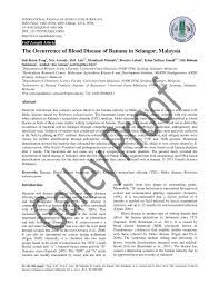 Adalah jenis akuarium paling biasa digunakan di malaysia. Pdf The Occurrence Of Blood Disease Of Banana In Selangor Malaysia