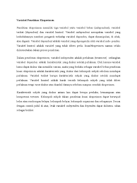 We did not find results for: Variabel Penelitian Eksperimen Pdf