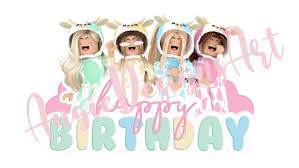 Our free printable templates include a design which features a blue sky and cloud with grass ba… Girls Roblox Birthday Party Girl Roblox Zoom Party Etsy In 2021 Girls Birthday Party Birthday Party Roblox