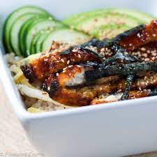 Eel Salad With Onion Marinade And Cucumber Eel Sushi Eel Recipes Food