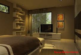 Akali pintu kamar untuk desain interior apartemen 2 kamar tidur; Desain Interior Kamar Tidur Utama Karya Mulia Interior
