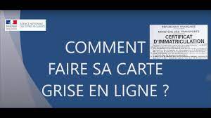 Quelle différence entre compte ants et compte franceconnect ? Comment Faire Sa Carte Grise Ants 2018 Youtube