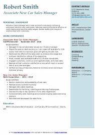 Apply to finance assistant, executive assistant, automotive technician and more! New Car Sales Manager Resume Samples Qwikresume