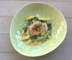 Spargelgemuse Mit Barlauch Beurre Blanc Und Raucher Saibling Spargel Lebensmittel Essen Rezepte